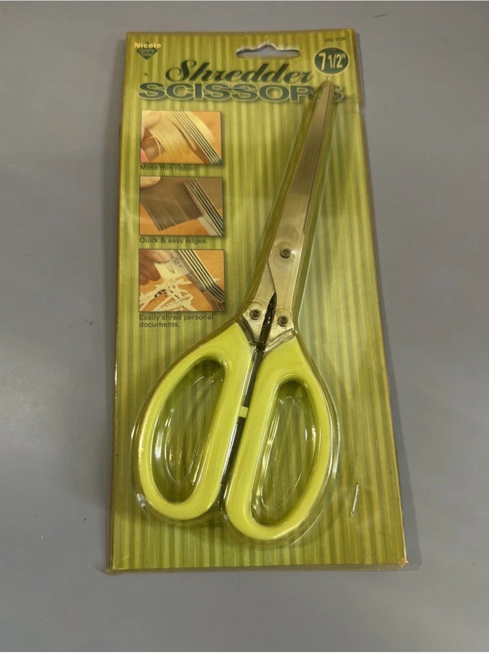 Nicole Shredder Scissors - Green Packaging